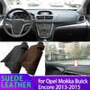 Car Inner Suede Leather Dashboard Cover Dash Mat Carpet Cape Cushion DashMat Pad for Opel Mokka Buick Encore 2013 2014 2015