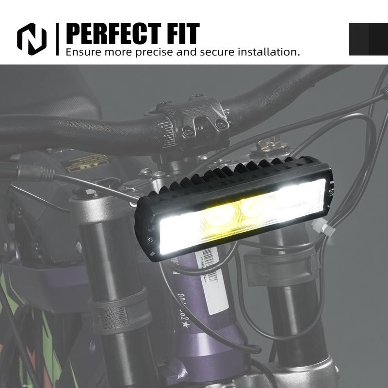 NICECNC For Surron light bee X S L1E LED Headlight With Mounting Bracket Light Switch For Segway X160 X260 Electric Dirt Bike