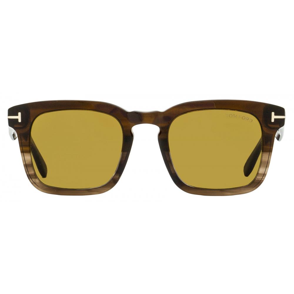 Men S Dax SunglaSSeS Tf751 55e Brown Melange 50mm 55e