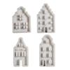 4 Pack House Silicone Molds Resin Crafting Moulds Silicone Art Craft Molds House Ornament Molds for Hand-Making Crafting