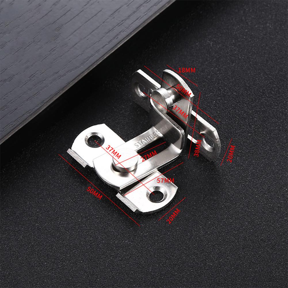 Multi-Purpose Sliding Door Cabinet File Cabinet Furniture Lock Bolt 90 Degree Easy Install