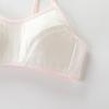 4Pcs/Lot Girls Brassiere Cotton Underwear Back Buckle Design Adolescent Girls Training Bras Breathable Teenage Girl Tops Bra