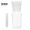 Automatic Watering Flower Pot Mini Self Pots with Wick, Clear Plastic Planters Drainage Holes & Water Level Indicator for Indoor Plants