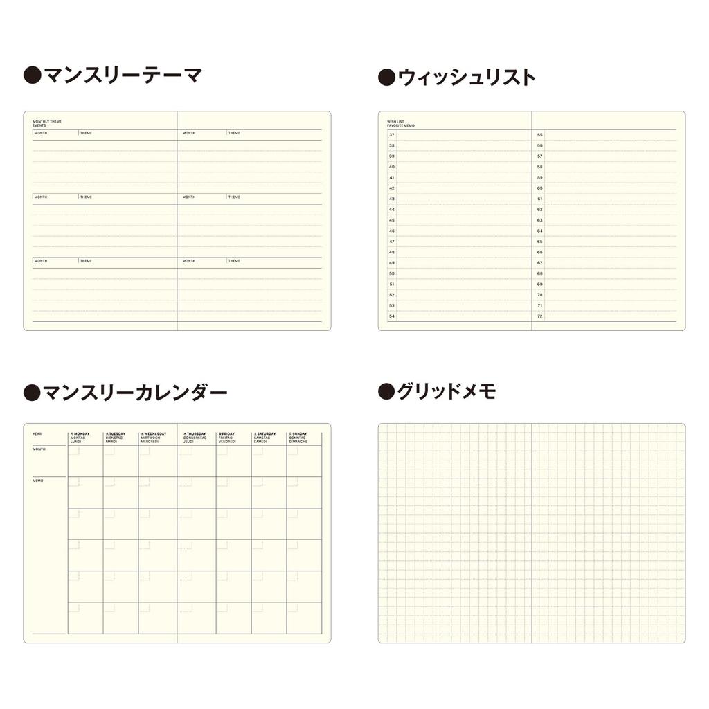 Laconic Pocket Log B7 Metallic Synthetic Gold Diary, Undated, Size, Leather, (LPL01-GD)
