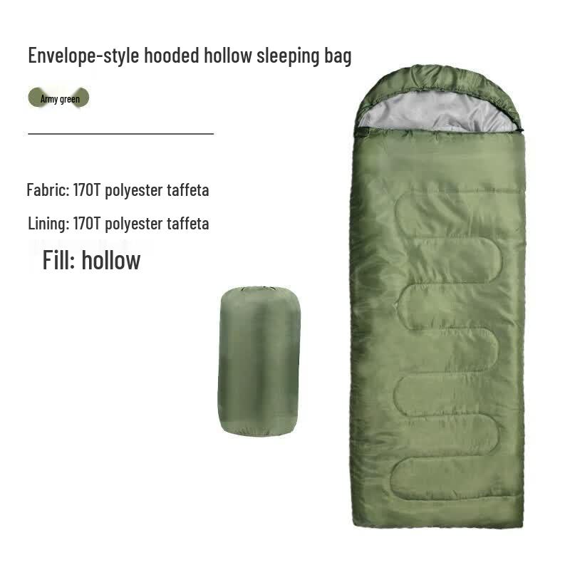 Ronglv Adult Winter Outdoor Envelope Sleeping Bag