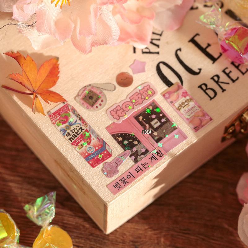 Mr. Paper Retro Scenery Sticker Book - Japanese Student Series