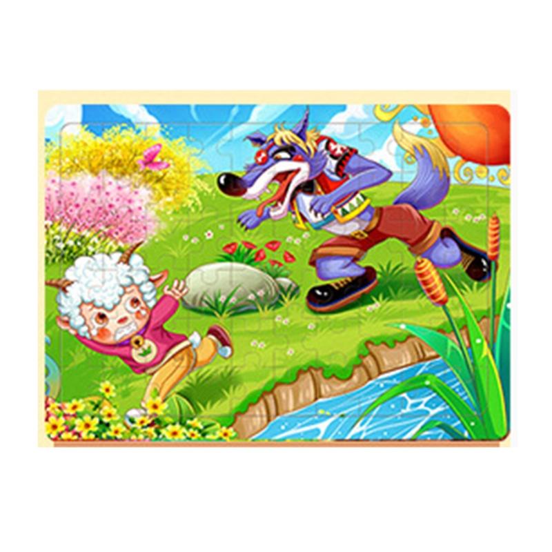 60 Stück Früherziehung Tierpuzzles Lern-Spielset Spielzeug-Set Pädagogisches Set Puzzle Kinder Pädagogisches Spielzeug Zuhause