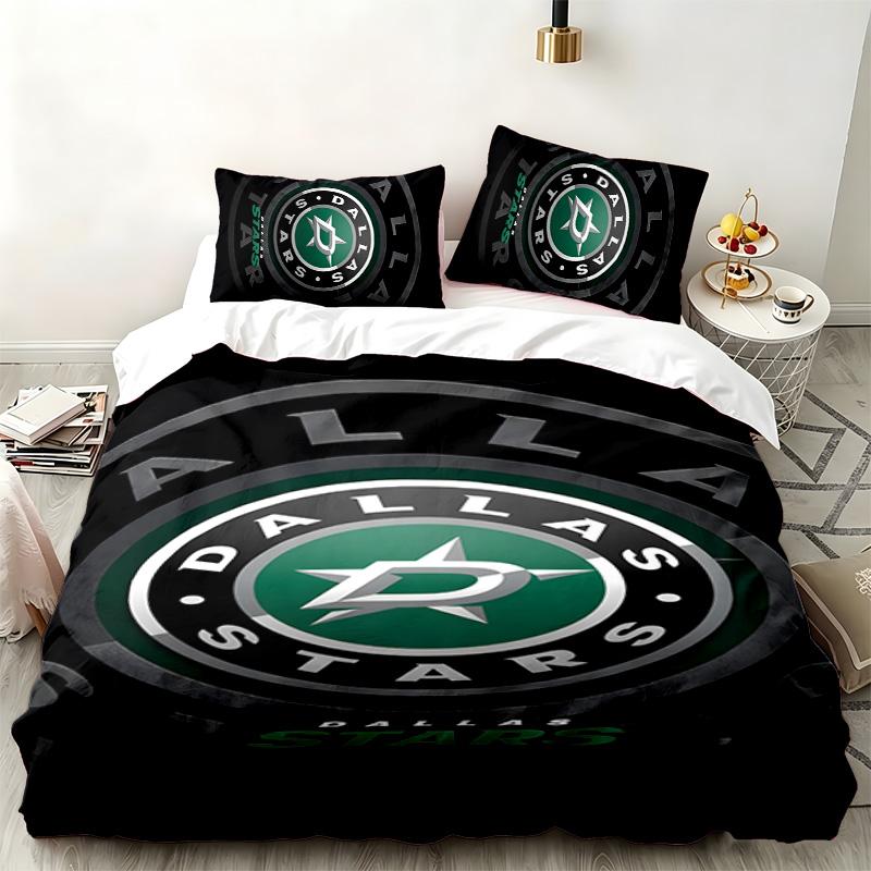Dallas Stars 3pc set Perfect for bedroom use Comfortable bedding set includes a duvet cover and two pillowcases Ideal birthday or Christmas gift