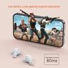 Portable Semi-In-Ear Noise-Canceling Bluetooth Headset with Stereo HD Calls for Sports