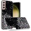 Original Glitter Silikon Transparent Fall für Samsung Galaxy S24 S23 S22 S21 S20 Hinweis 20 10 Ultra Plus FE S10 Lite s10 E Fundas
