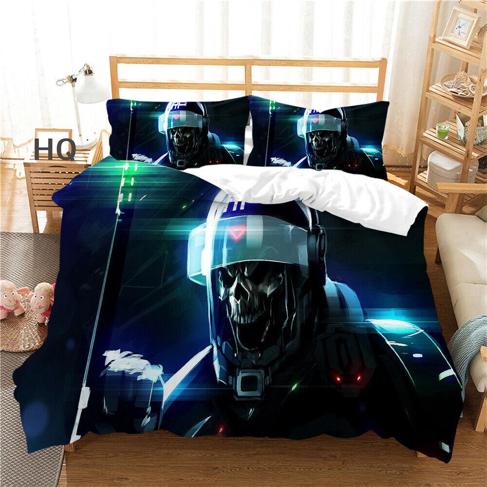 Duvet Cover 3D Skull Comforter Cover High End Bedspread Children Bedclothes