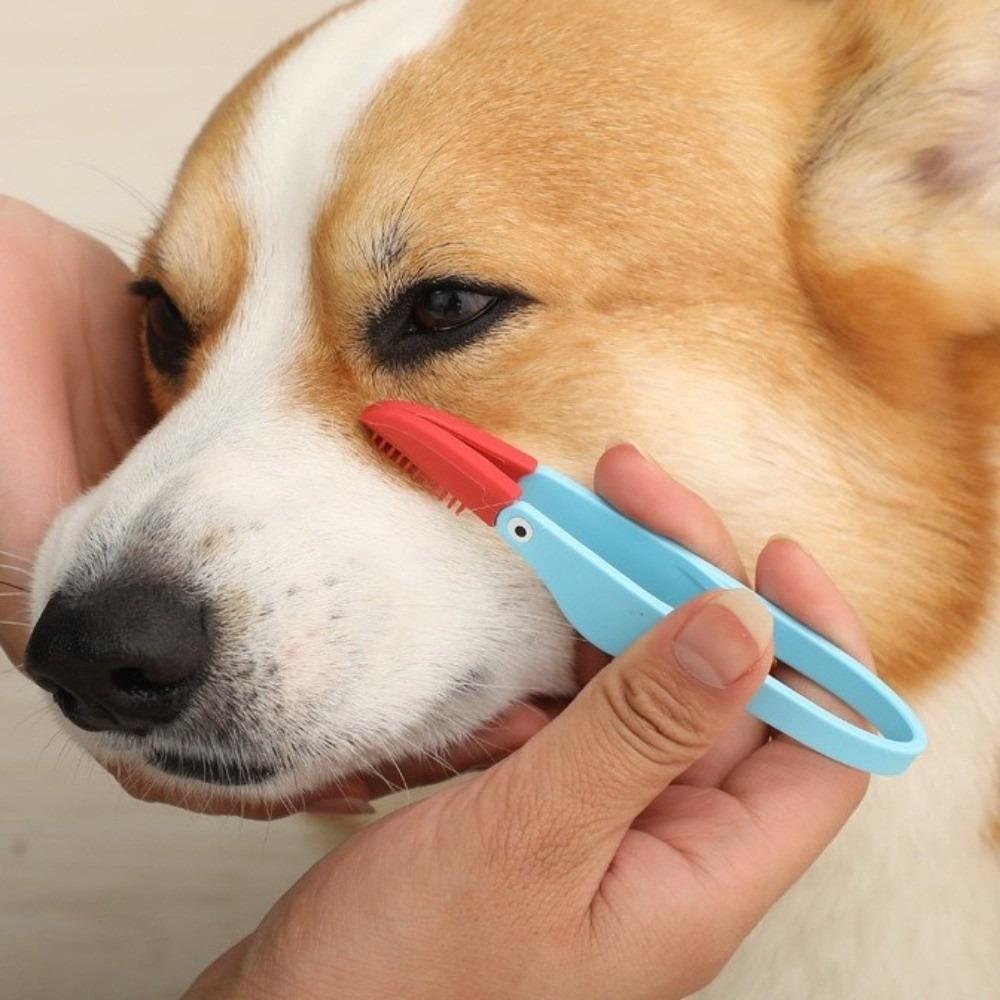 Cleaning Clip Eye Excrement Brush Soft Brush Pet Eye Cleaner New Pet Tear Marks Brush Cat
