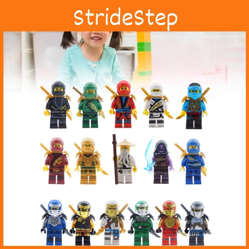 16pcs Mini Ninjago Toy Building Block Set Early Education Toys Kids Gift Durable
