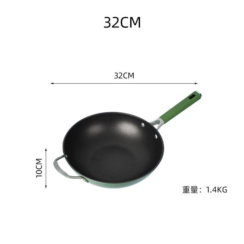 

The frying pan does not rust, and it is universal for open flame gas stoves in household induction cookers.