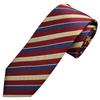Michiko London Bonded Fabric with Lining for Made in KOSHINO Brand Striped Silk Wrinkle-Resistant Volume, Japan, Necktie, 100% Silk, Unisex, MKJ-031