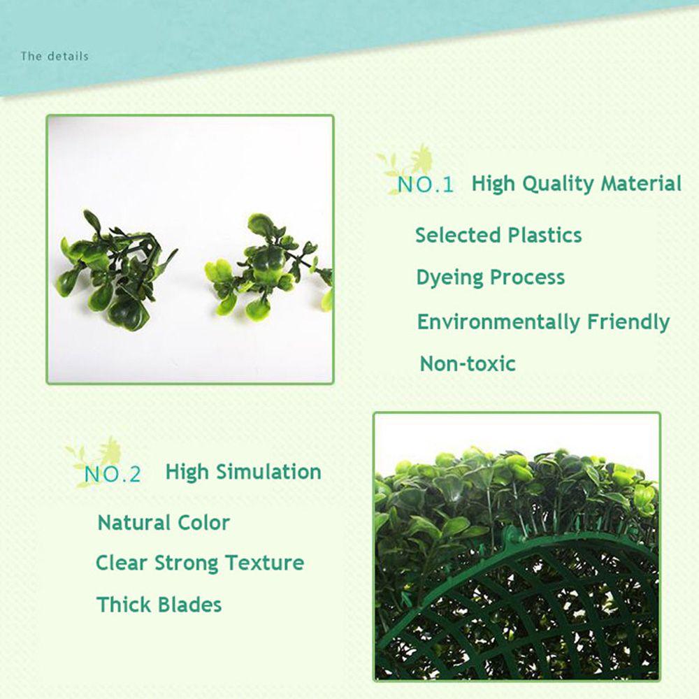 Plastic Indoor Outdoor Hotel Wedding Home Leave Ball Grass Ball Garden Decoration Artificial Plant