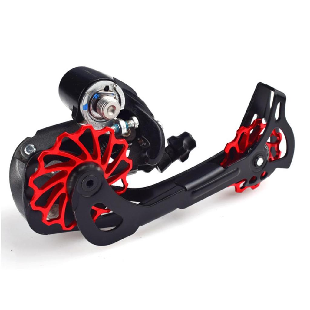 Mountain Bikes Derailleur Pulley Metal Precise Shifting Reduce Wear Derailleur Pulley Wheel for Mountain Bikes