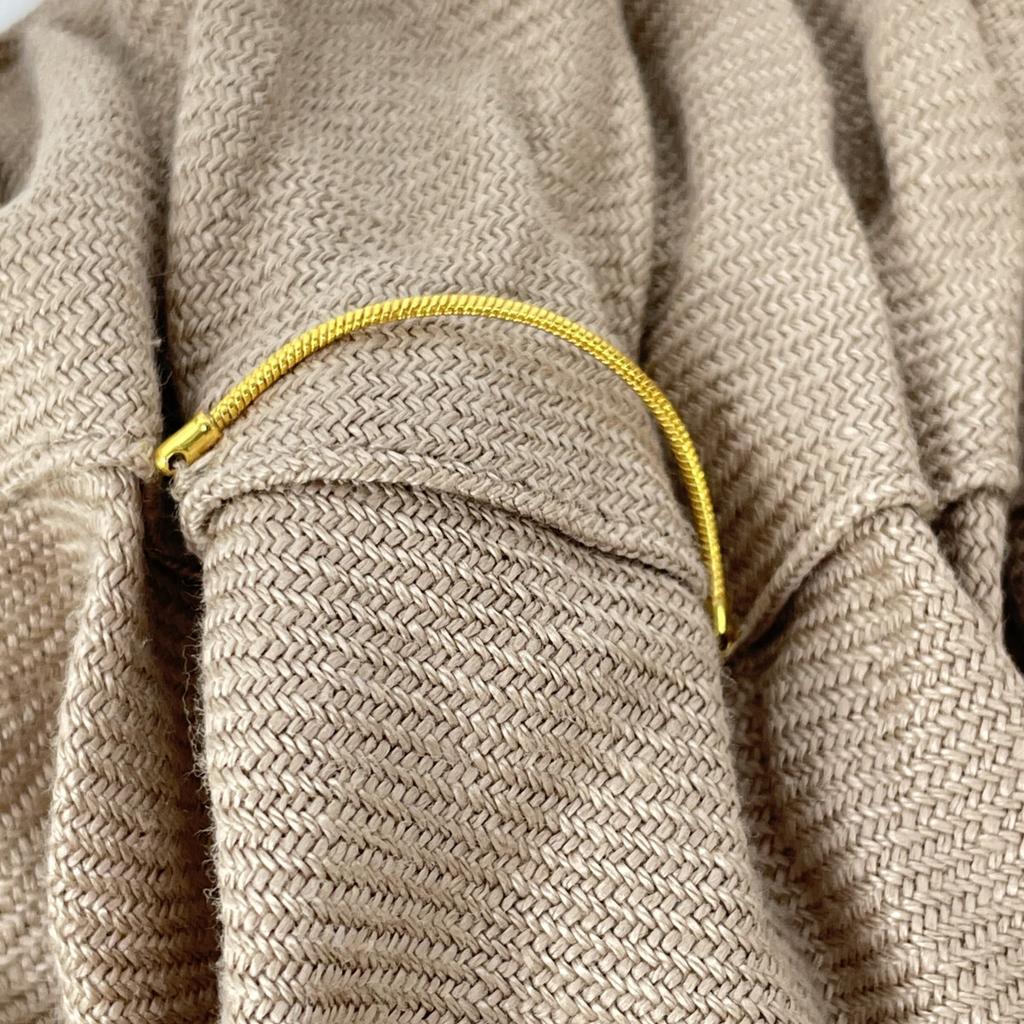 Deuxieme Classe Beige Linen Long Sleeve Dress Dress Not Written beigeUsed