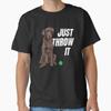 Chocolate Labrador Retriever Just Throw It Lab Dog Unisex T-Shirt Unisex T-Shirt