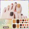 3D Faux Diamond Toe Nail Stickers, Waterproof Long-Lasting Skin Brightening Toe Nail Patches