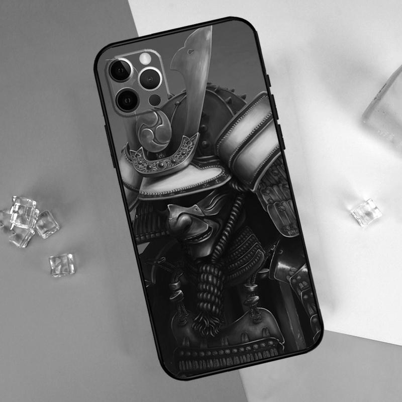 Japanese Style Samurai Art Phone Case For iPhone 16 Pro Max 12 13 Mini 11 14 15 Pro Max XR 16 15 Plus 16e Cover Shell