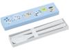 OSK Bento Chopsticks, Chiikawa, with Pull-Lid, Cutlery, Made In Japan, CT-27, Blue, 4.8 X 19.1 X 1.8cm (H)