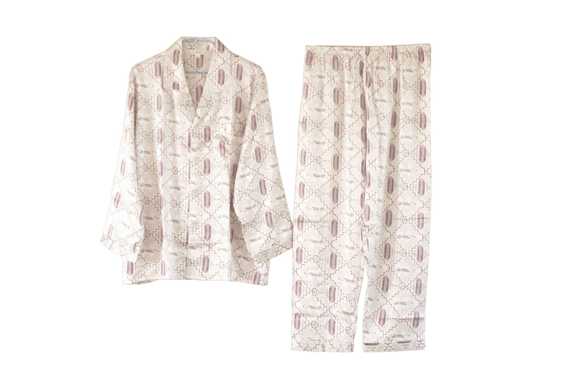 

Silk Light Gray and Mixed Long Polka Dot and 100% Men s Pajamas, Burgundy, Pattern, Sleeves, Plaid, Nightwear/Loungewear (XXL)