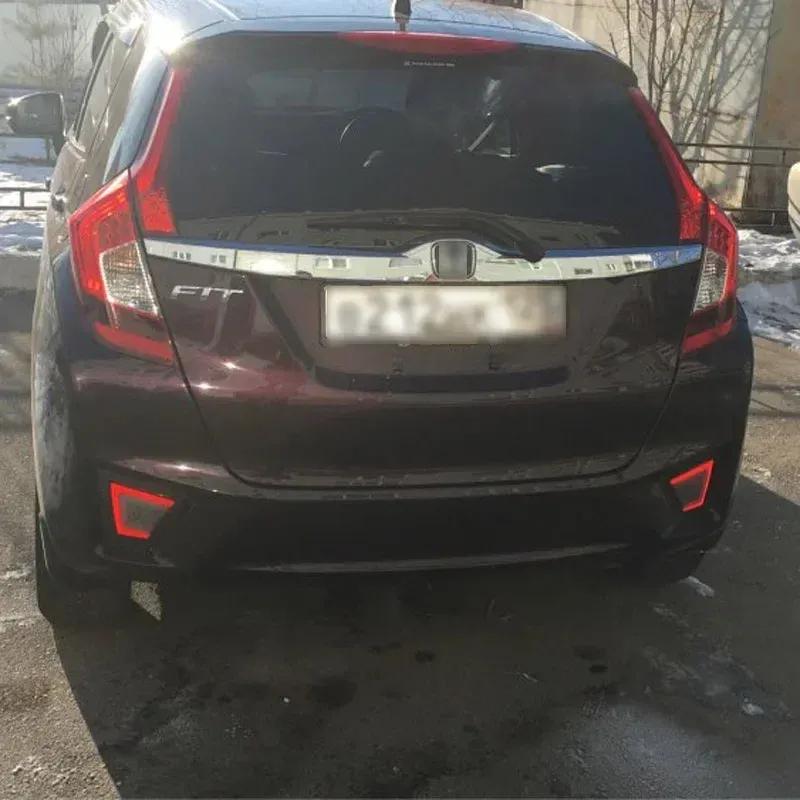 Car LED Rear Bumper Lamps For Honda Fit Jazz 2014 - 2017 Brake Light Turn Signal Backup Reflector Lamp Reverse Fog Taillights