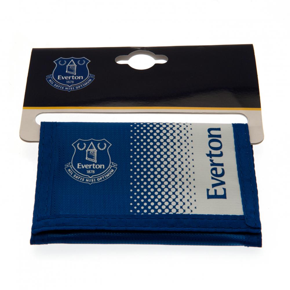 Everton FC Fade Design Touch Fastening Nylon Wallet