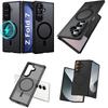 Fashion Matte Frosted Hybrid Magnetic Drop Proof Hinge Protective Phone Case for Samsung Z Fold 7 6 8 Wide Ultra Thin Cover