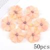 Orange Artificial Flowers Heads Silk Fake Flowers for Home Decor Party Marriage Wedding Decoration DIY Wreath Gifts Accessories