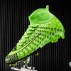 High-top football shoes men's and women's long nails, broken nails, non-slip outdoor sports training football shoes