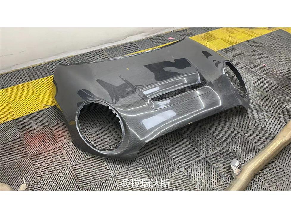 2014-2023 MINI JCW Carbon Fiber Track Hood for Cooper SF56