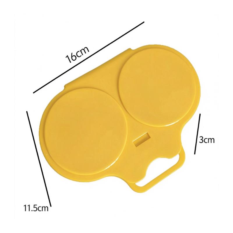 1Pcs Portable Steamed Egg Box Food Grades Plastic Microwave Egg Cooker Heat Resistant Kitchen Cooking Mold Egg Steamer