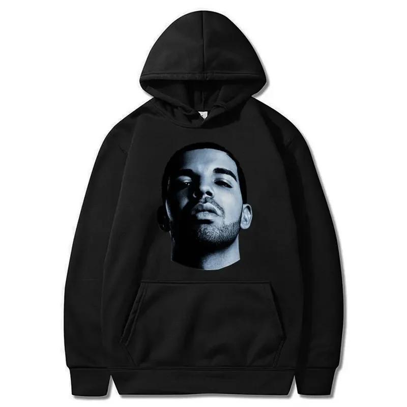 Rapper Drizzy Drake Graphic Men's Hoodies Oversized Vintage Gothic Sweatshirts Hip Hop Trendy Casual Fans Tracksuit Streetwear