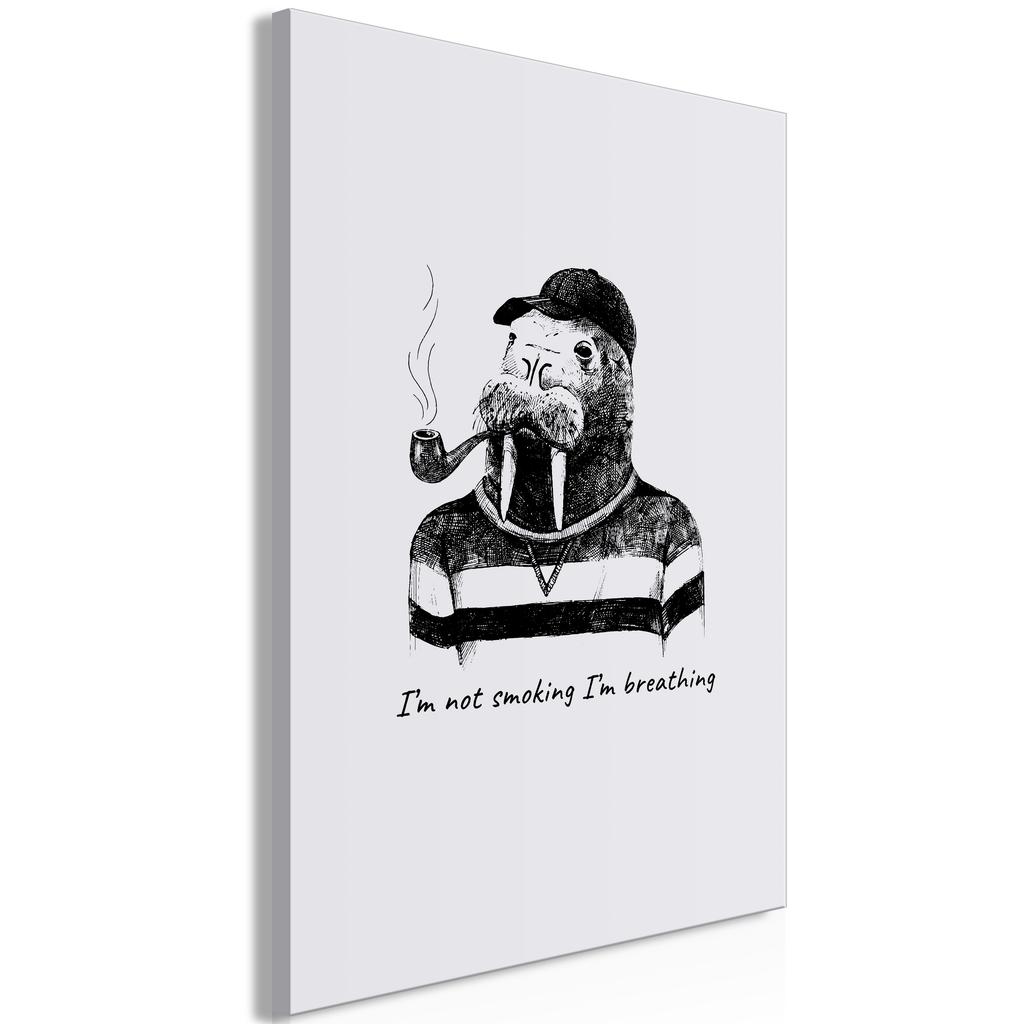 Obraz - I'm Not Smoking. I'm Breathing (1-Częściowy) Pionowy