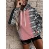 Damen Herbst und Winter 3D-Leopardenmuster Kapuzenpullover & Sweatshirts (Damen)