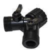 NPT 3/4'' Garden Water Connector Y-shaped Water Flow Connector Double External Thread Interface Drip Irrigation Connector
