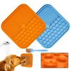 Slow Food Bowls With suction cup, Lick Pad, Slow Feeders, Treat Dispensing for Pet Dogs and Cats, Silicone Feeding Food Bowl