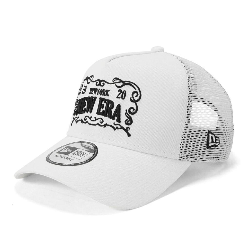 New Era Mesh Free 940AFTR FRAME NER36C4517 9FORTYA-Frame Cap, Cotton, White, Size, LOGO, White, 14388635,