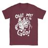 Oh My God JoJos Bizarre Adventure T Shirt Unisexs Pure Cotton Awesome TShirts Round Collar Tees Short Sleeve Clothing Unique