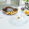 Elegant Multi-Compartment Snack Tray: Dried Fruit, Candy, and More for Living Room or Guest Reception.
