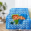 Pocoyo Theme Printed Blanket - Perfect for Couch, Bed, Travel & Outdoor Use | Machine Washable, Cozy & Durable.
