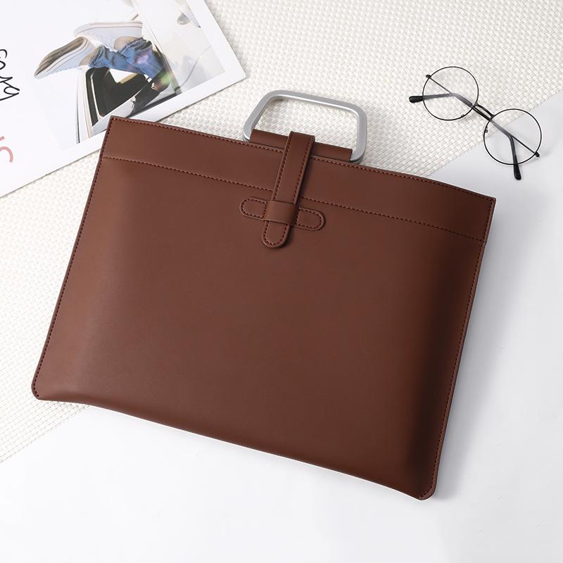 Leather A4 Document & Briefcase Bag for Students