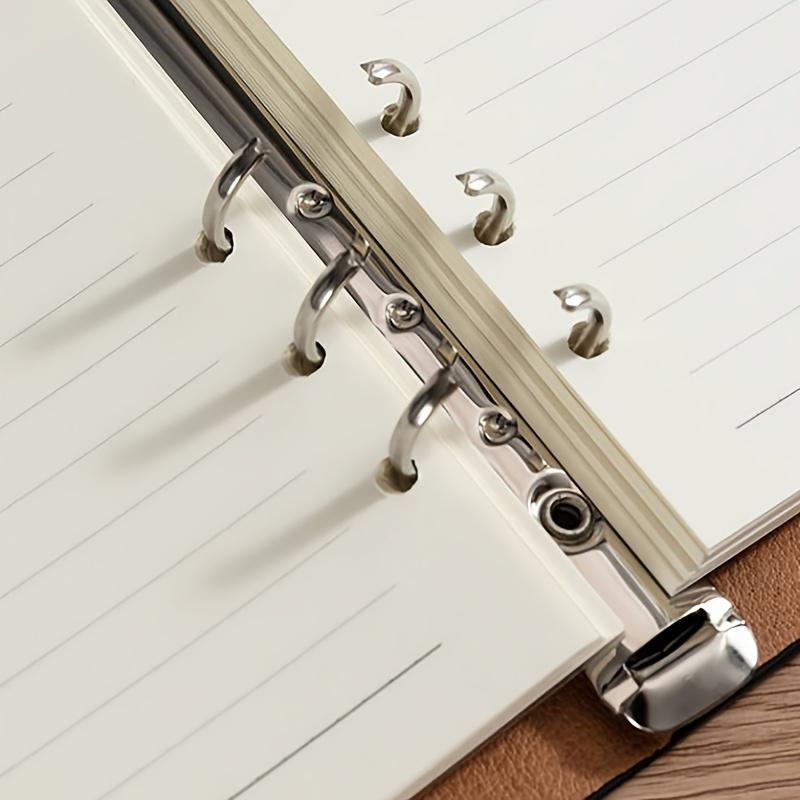 A5 100listý volný listový zápisník: Minimalistický design v jednotné barvě, Vyměnitelné vnitřní listy, Ideální pro obchodní jednání, Kancelářské a školní potřeby