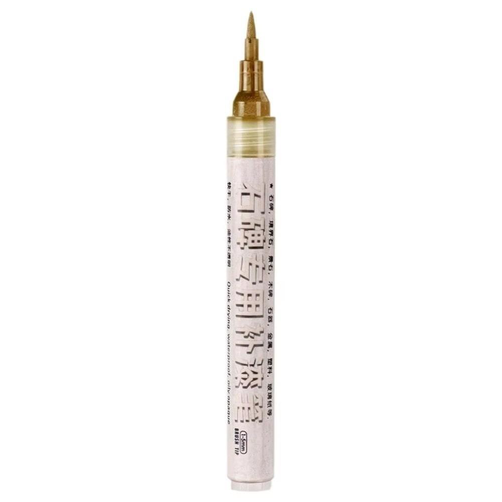 Waterproof Tombstone Marker Ceramic Repair Oil Based Marker New Permanent Paint Marker золотой