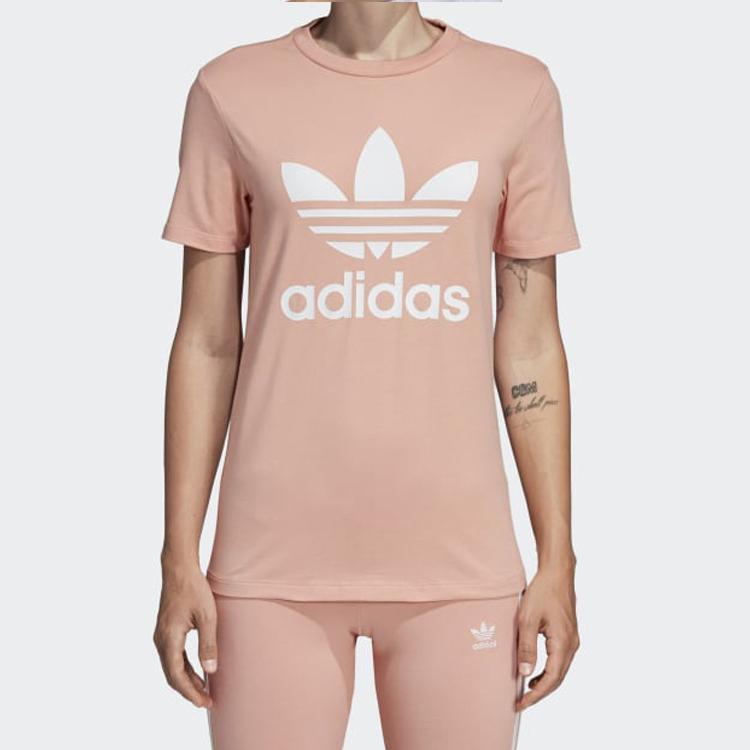 adidas Kılıflı Originals Set Tişört Kadın Pembe DV2587