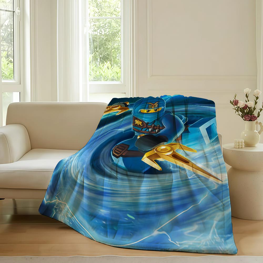 Cartoon cool N ninjago L LegoS Blanket For Sofa Office Bed Plane Travel Sleep Read Relax Camping Soft And Warm