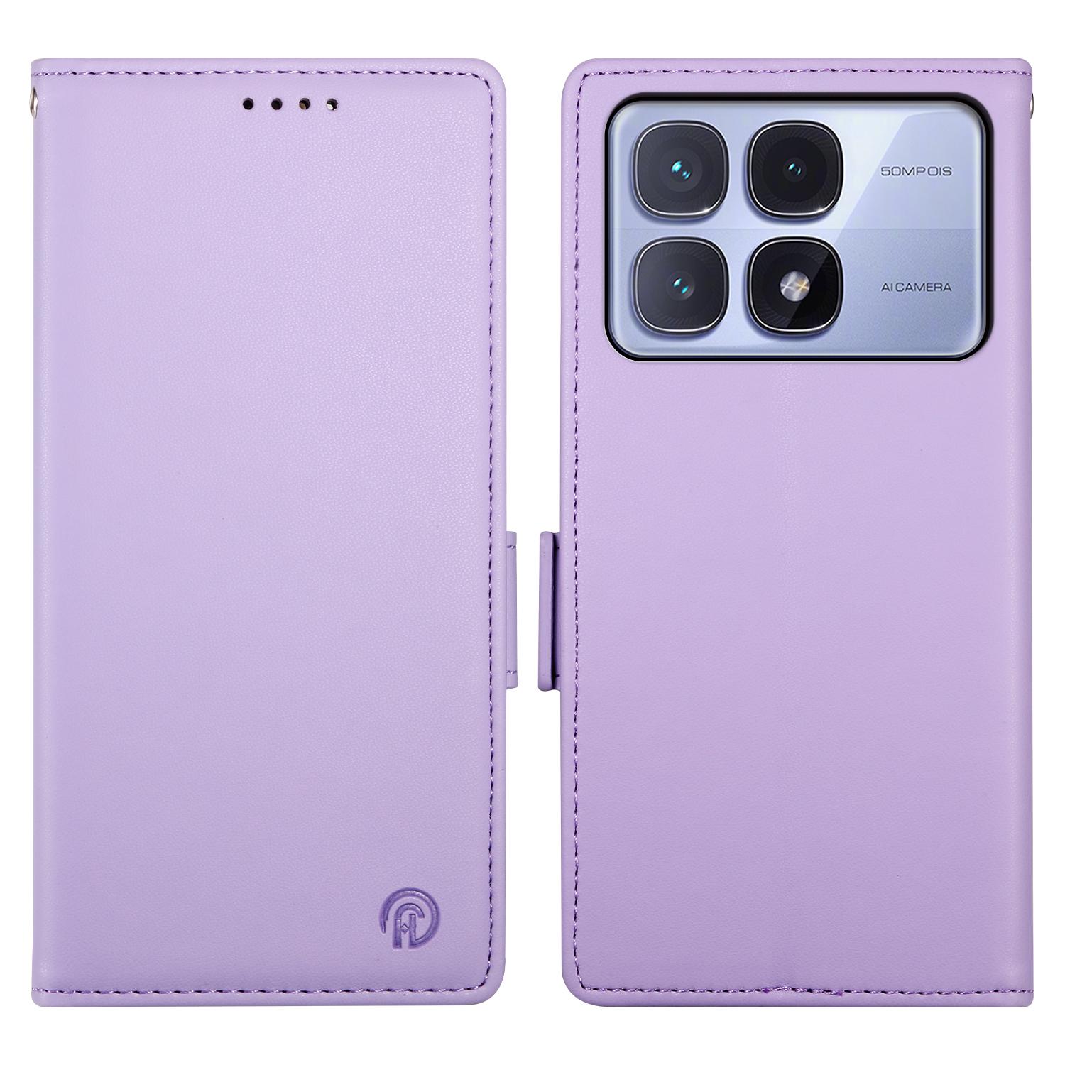 DF-010 For Xiaomi Redmi K70 Ultra Stand Case PU Leather Wallet Phone Cover B