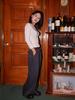 THE GREEN LAB Double Waist Striped Slacks [Navy]